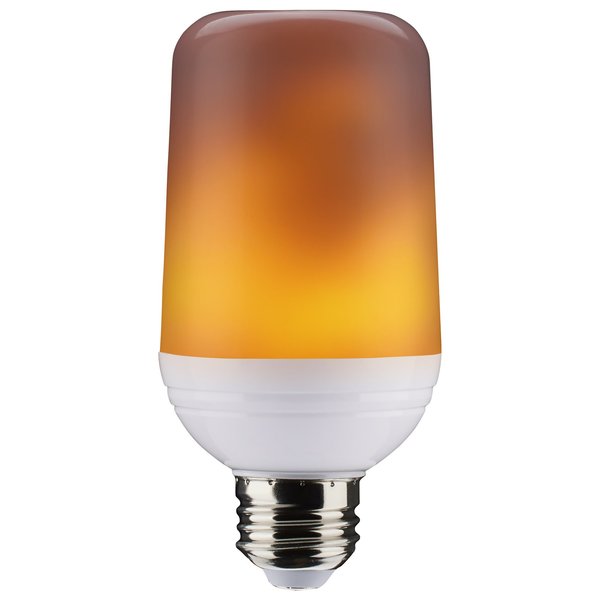 Satco 25Watt LED Flame Bulb, T19, Medium Base, 120 Volts S29806